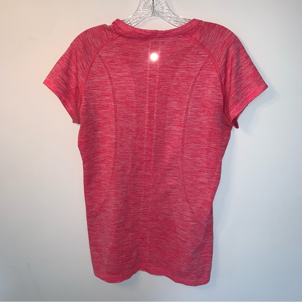 Lululemon Swiftly Heathered Pink Athletic Top 10 - Picture 2 of 5